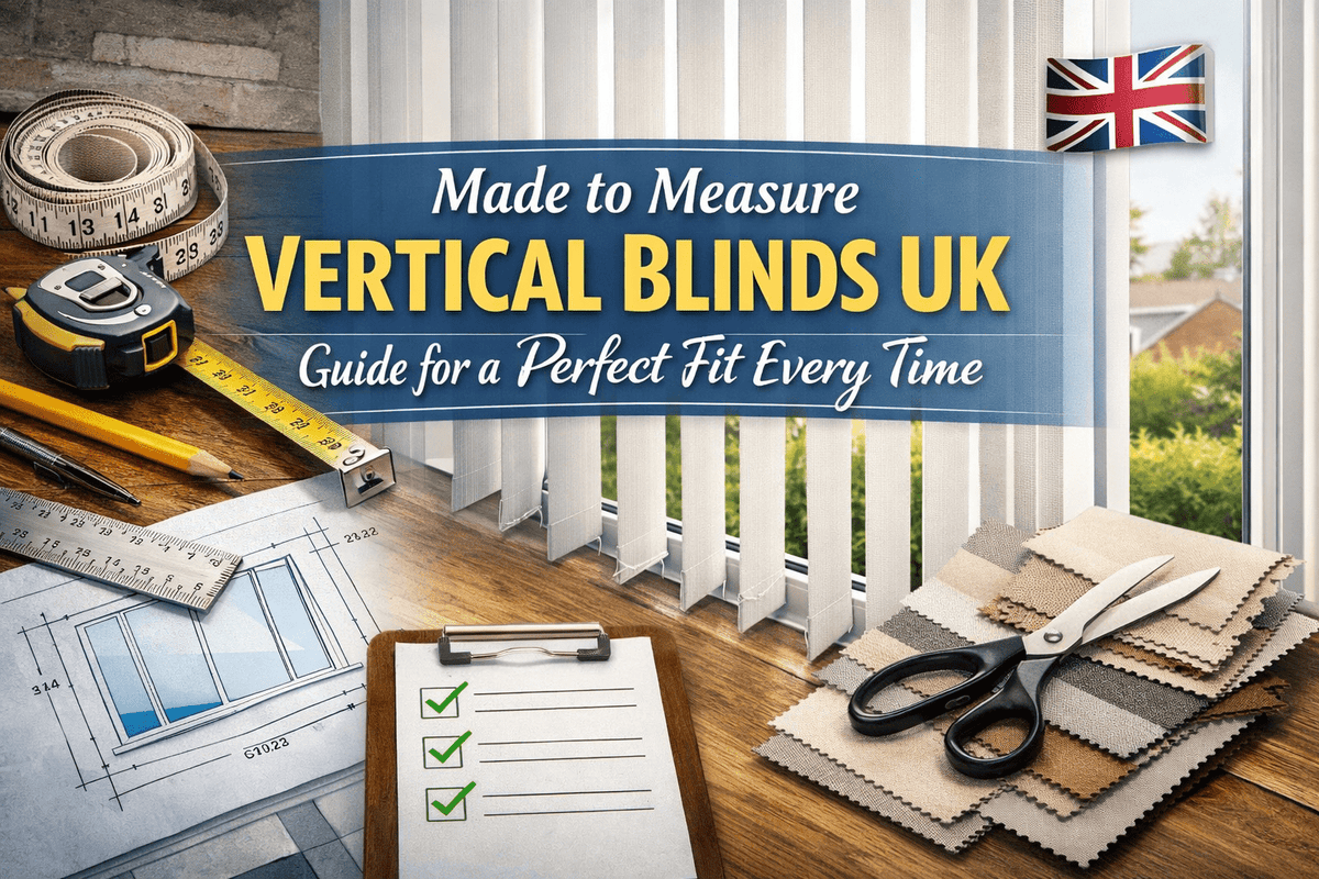 Made to Measure Vertical Blinds UK Guide for a Perfect Fit Every Time