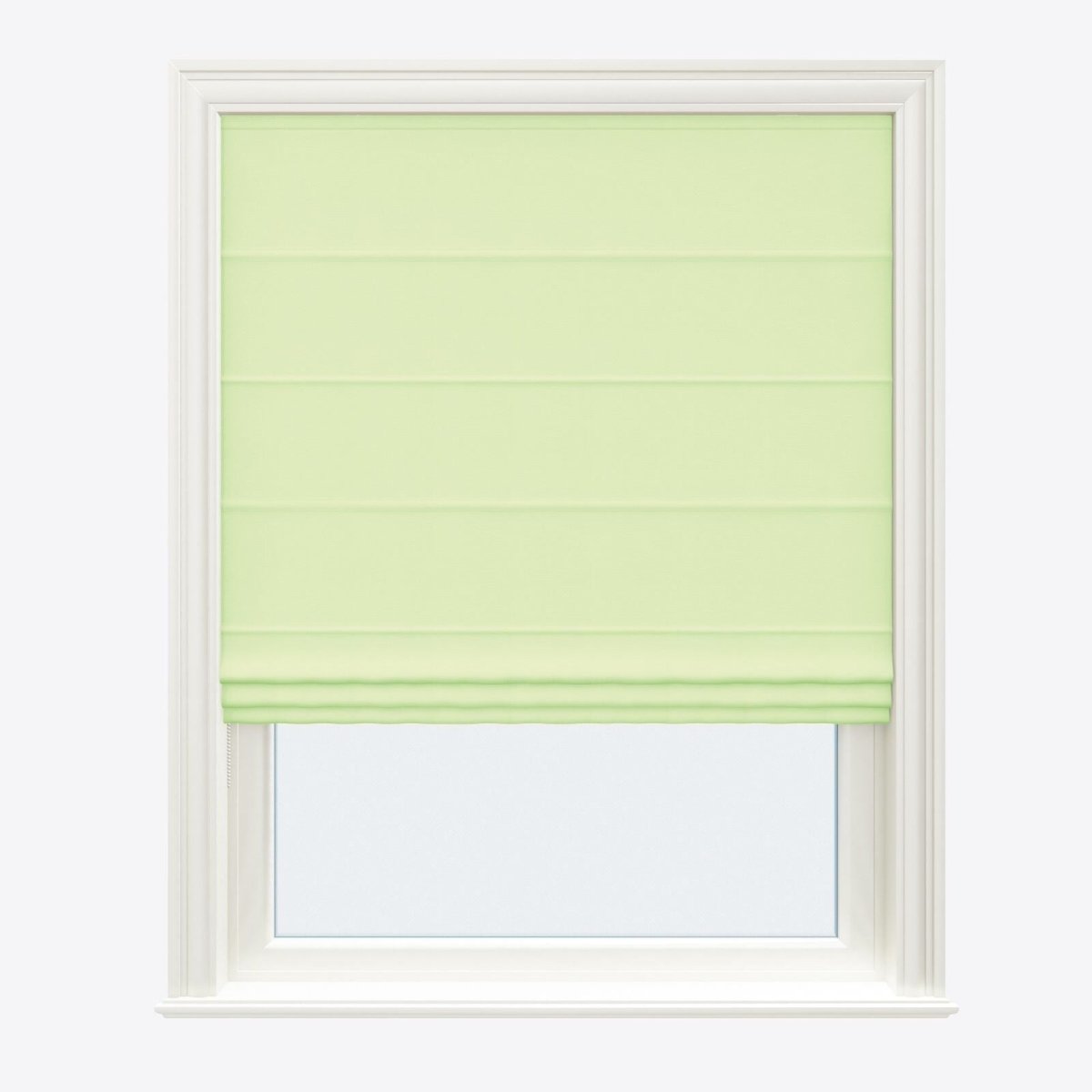 Bliss Lime Cream Roman Blinds - Zen Shades