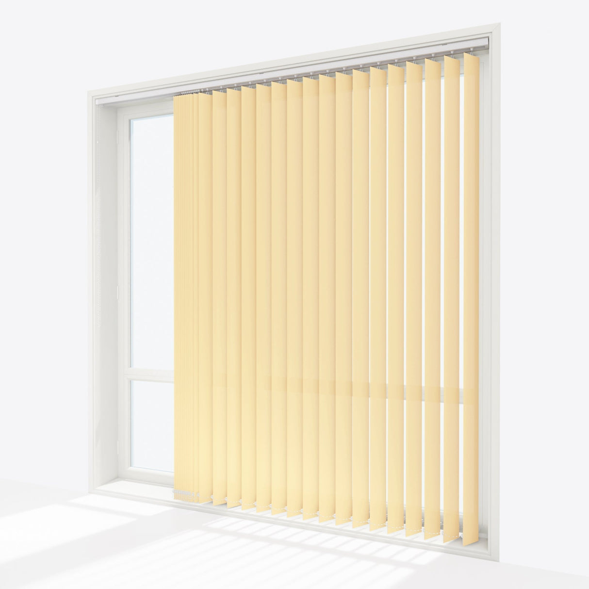 Colori Cornhusk Vertical Blinds - Zen Shades