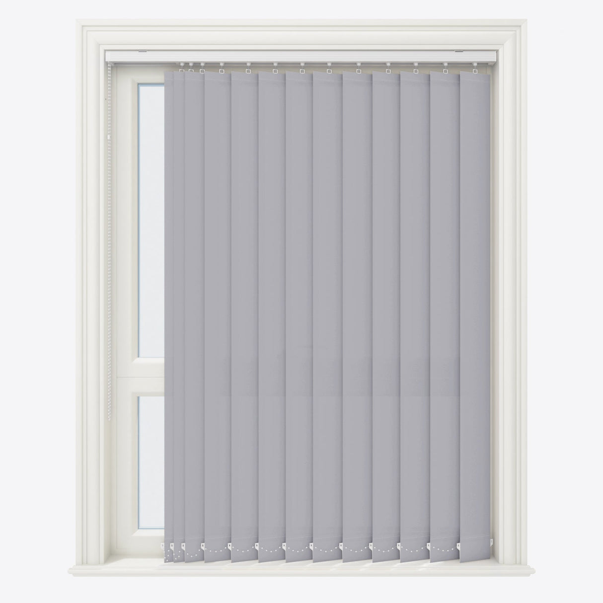 Colori Light Grey Vertical Blinds - Zen Shades