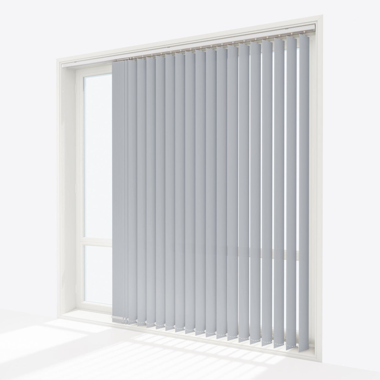 Colori Mist Grey Vertical Blinds - Zen Shades