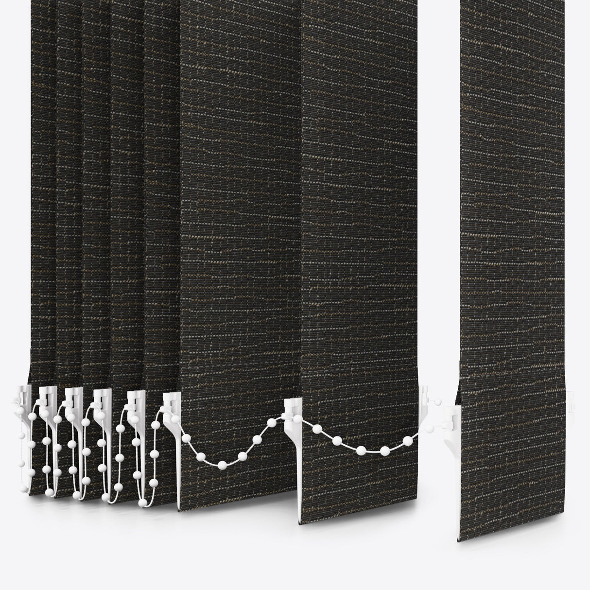 Designo Black Olive Vertical Blinds - Zen Shades