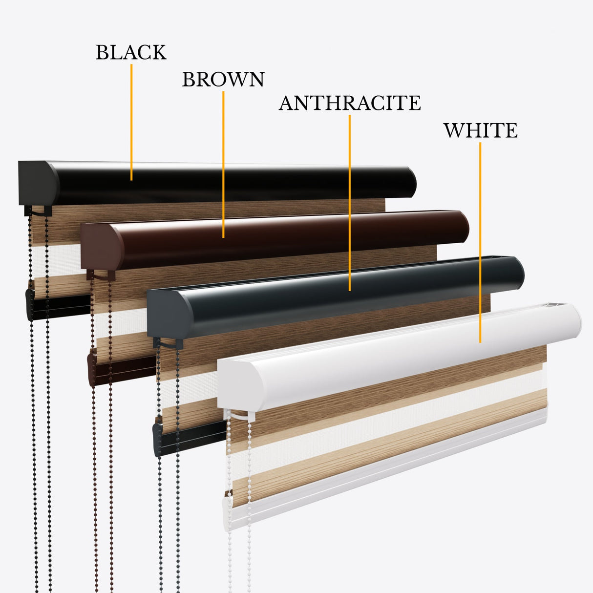 Eclipse Allure Brush Day & Night Blinds - Zen Blinds