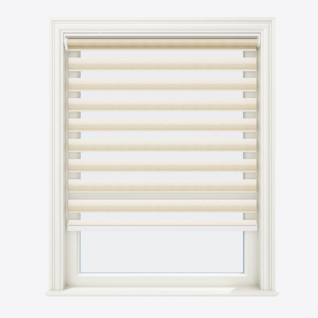 Eclipse Timber Cream Day & Night Blinds - Zen Shades