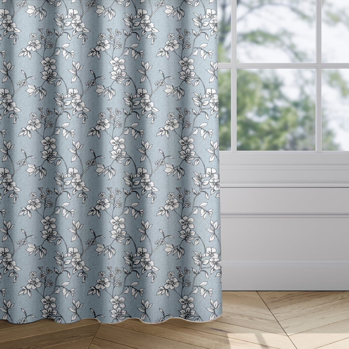 Flores Mist Curtains - Zen Shades