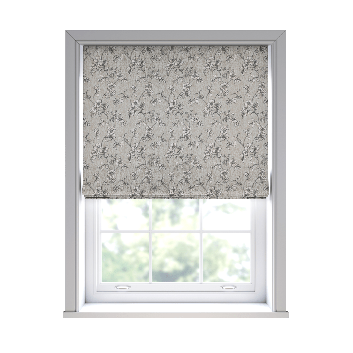 Flores Shadow Roman Blinds - Zen Shades