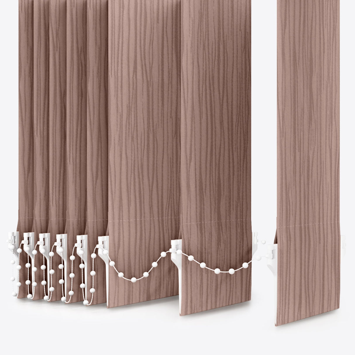 Gabi Ginger Snap Vertical Blinds - Zen Shades