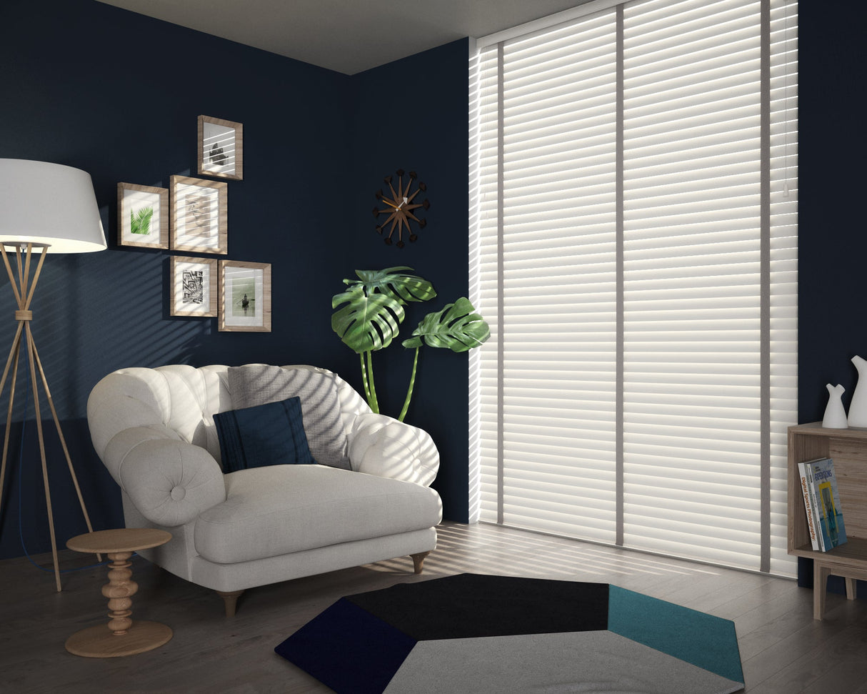 Glacier Real Wooden Blinds - Zen Shades