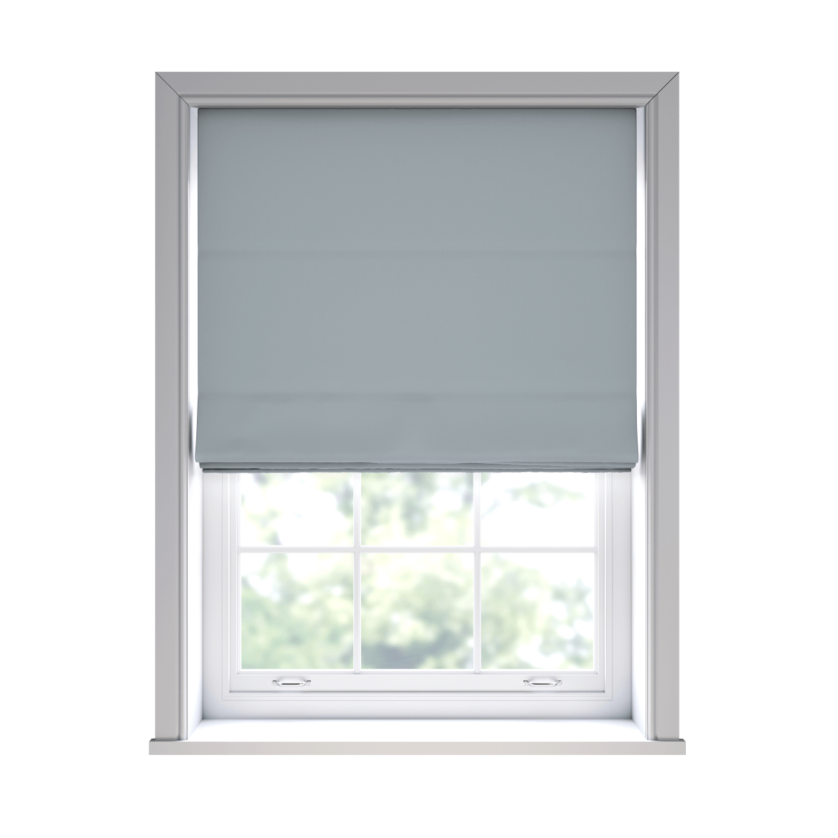 Haven Ice Roman Blinds - Zen Shades