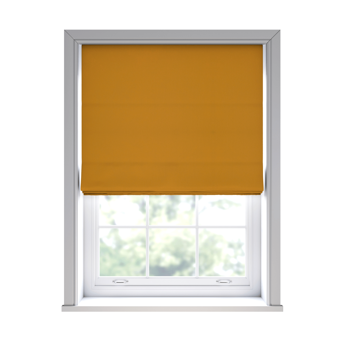 Haven Saffron Roman Blinds - Zen Shades