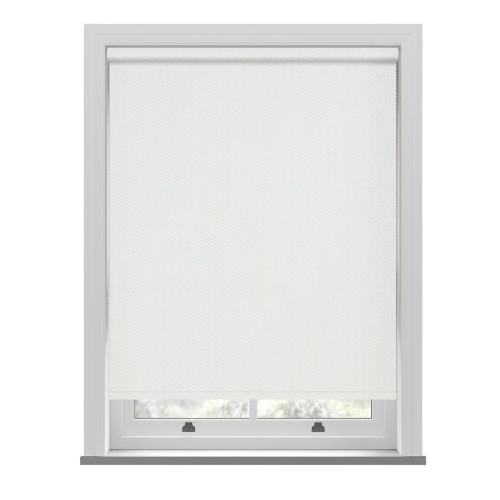 Java White No Drill Roller Blinds - Zen Shades