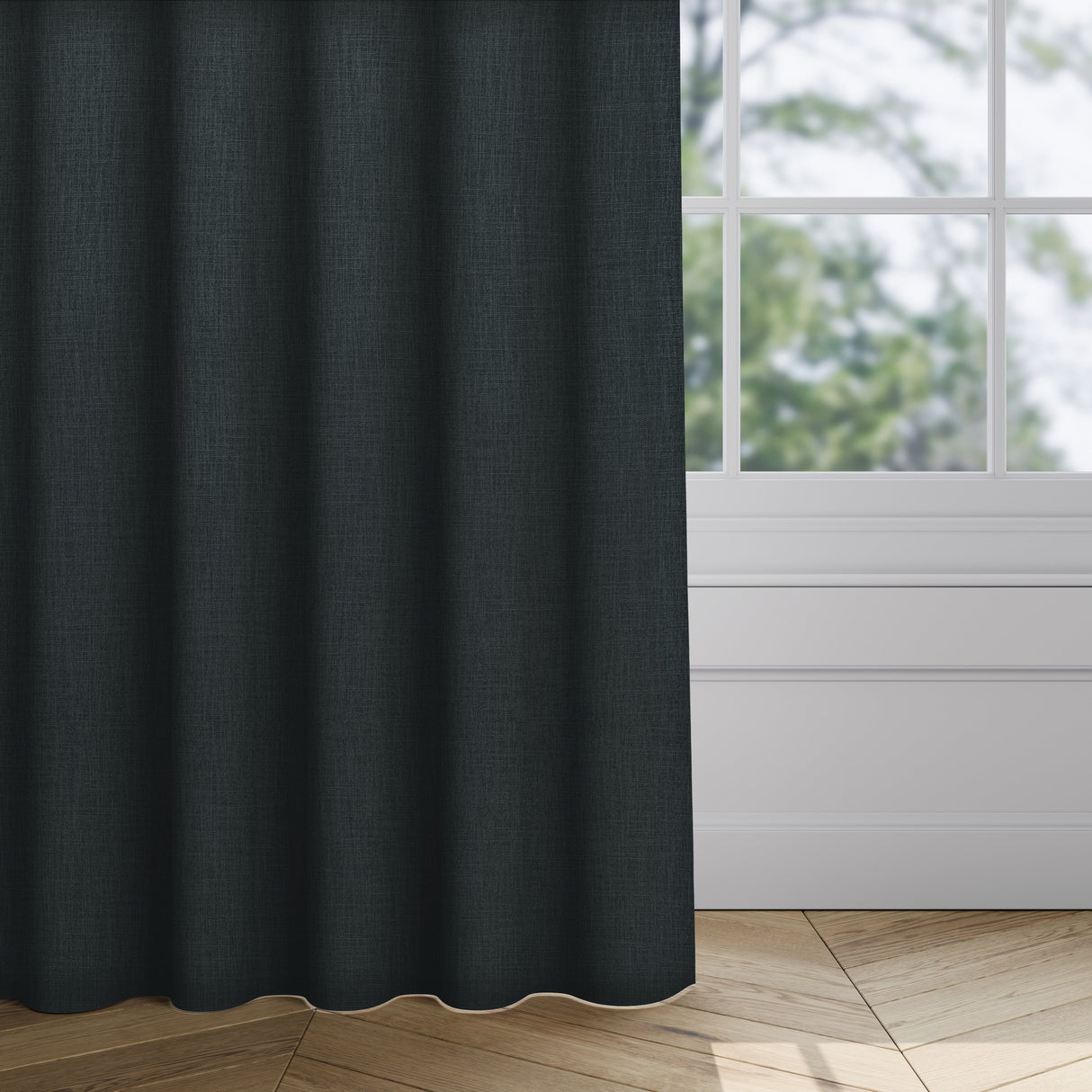 Lora Carbon Curtains - Zen Shades