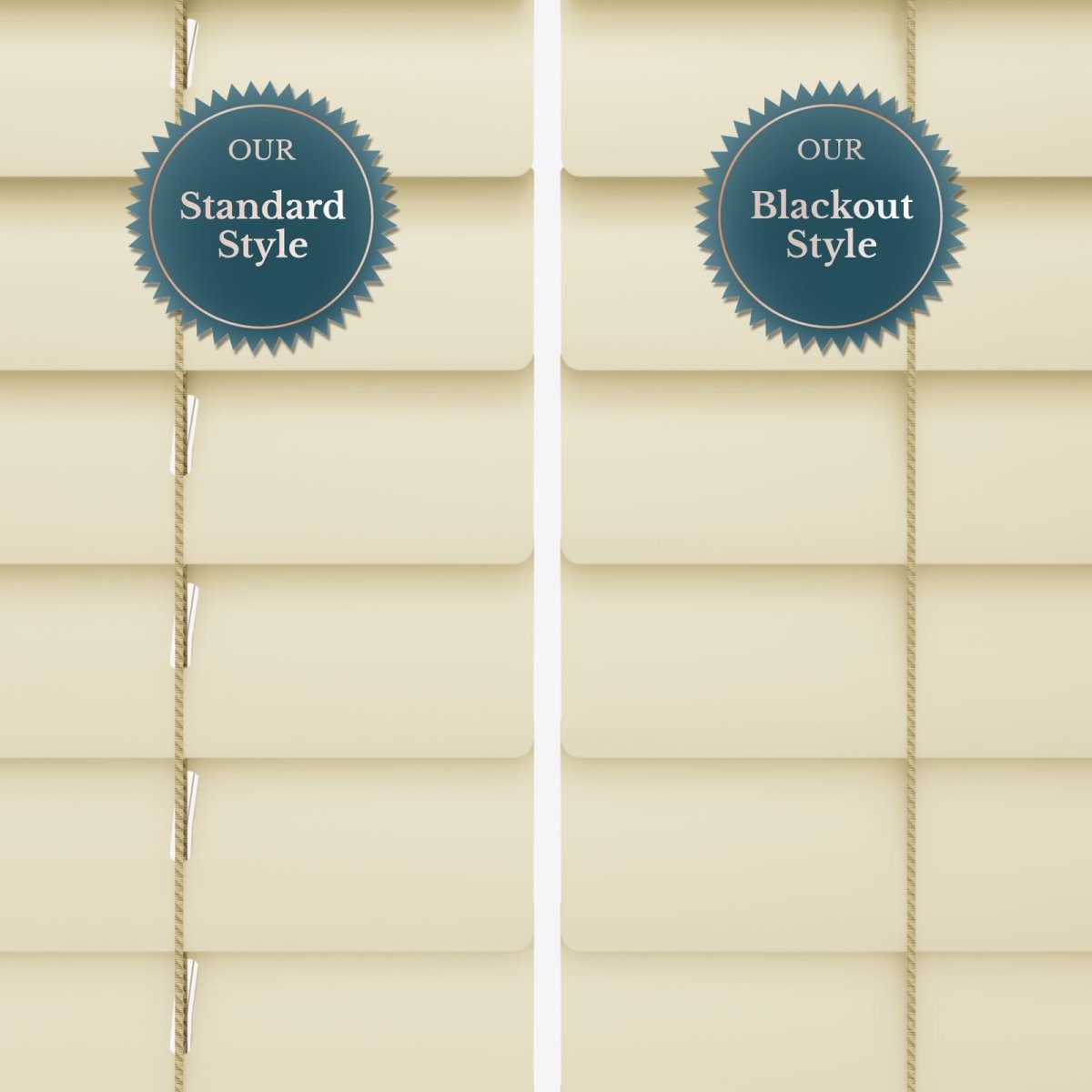 Matte Cloud Cream Venetian Blinds - Zen Shades