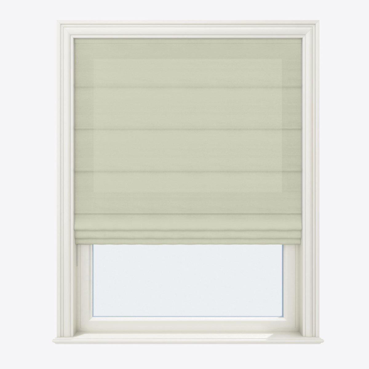 Mezzo Wishful Green Roman Blinds - Zen Shades
