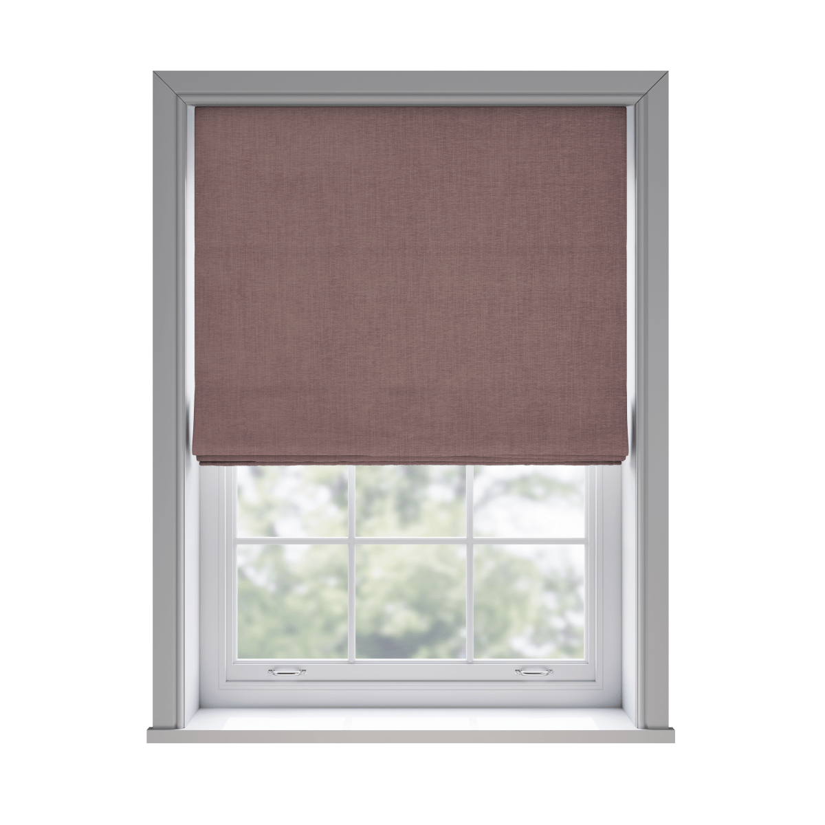 Ortega Blush Roman Blinds - Zen Shades