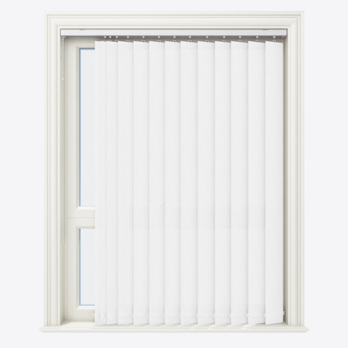 Pacific Brilliant White Vertical Blinds Replacement Slats - Zen Shades