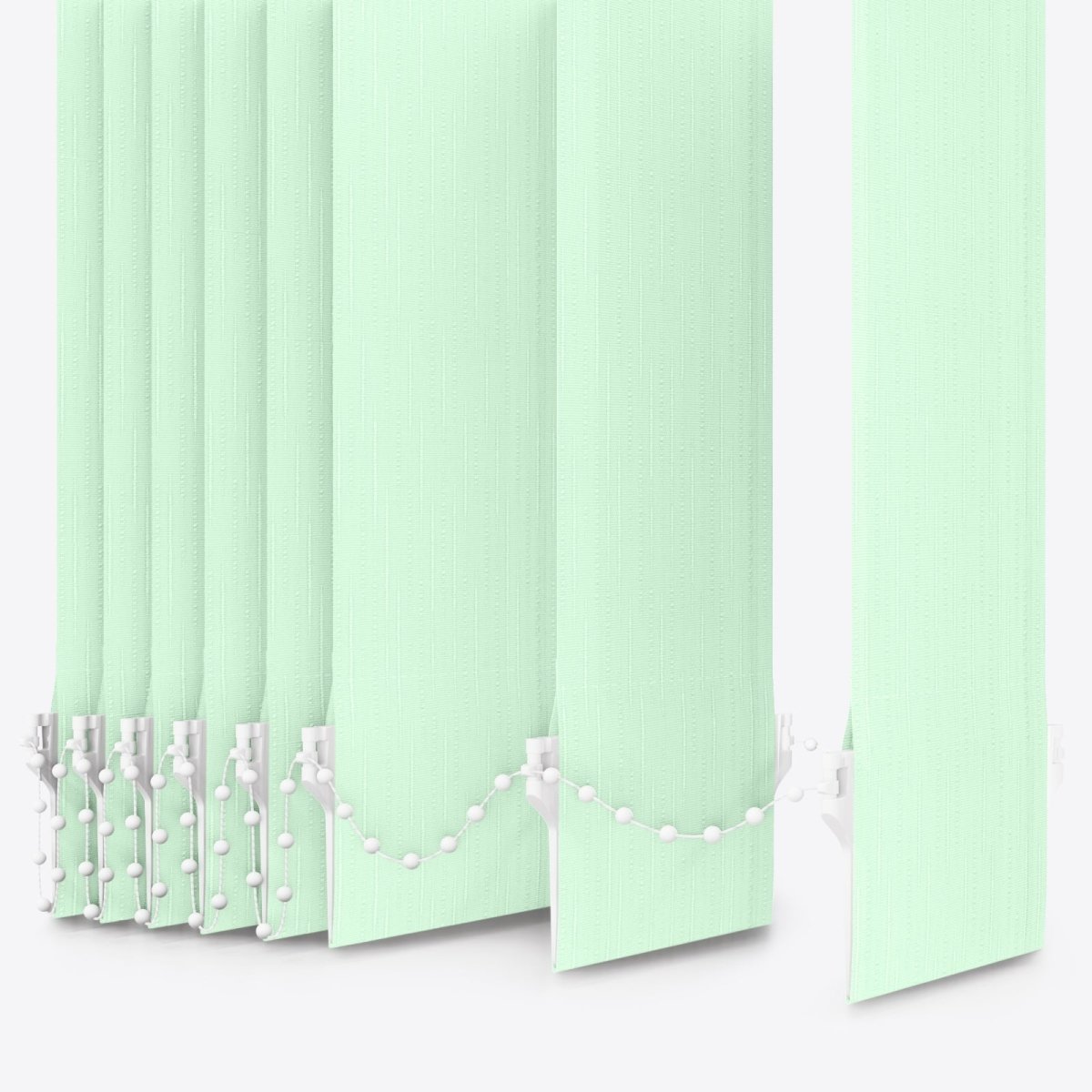 Pacific Pallid Green Vertical Blinds Replacement Slats - Zen Shades