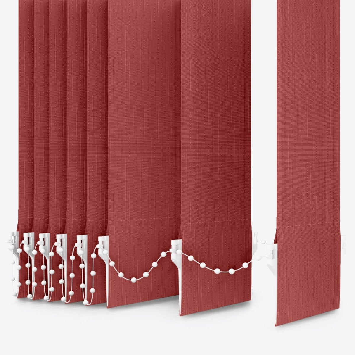 Pacific Spicy Red Vertical Blinds - Zen Shades