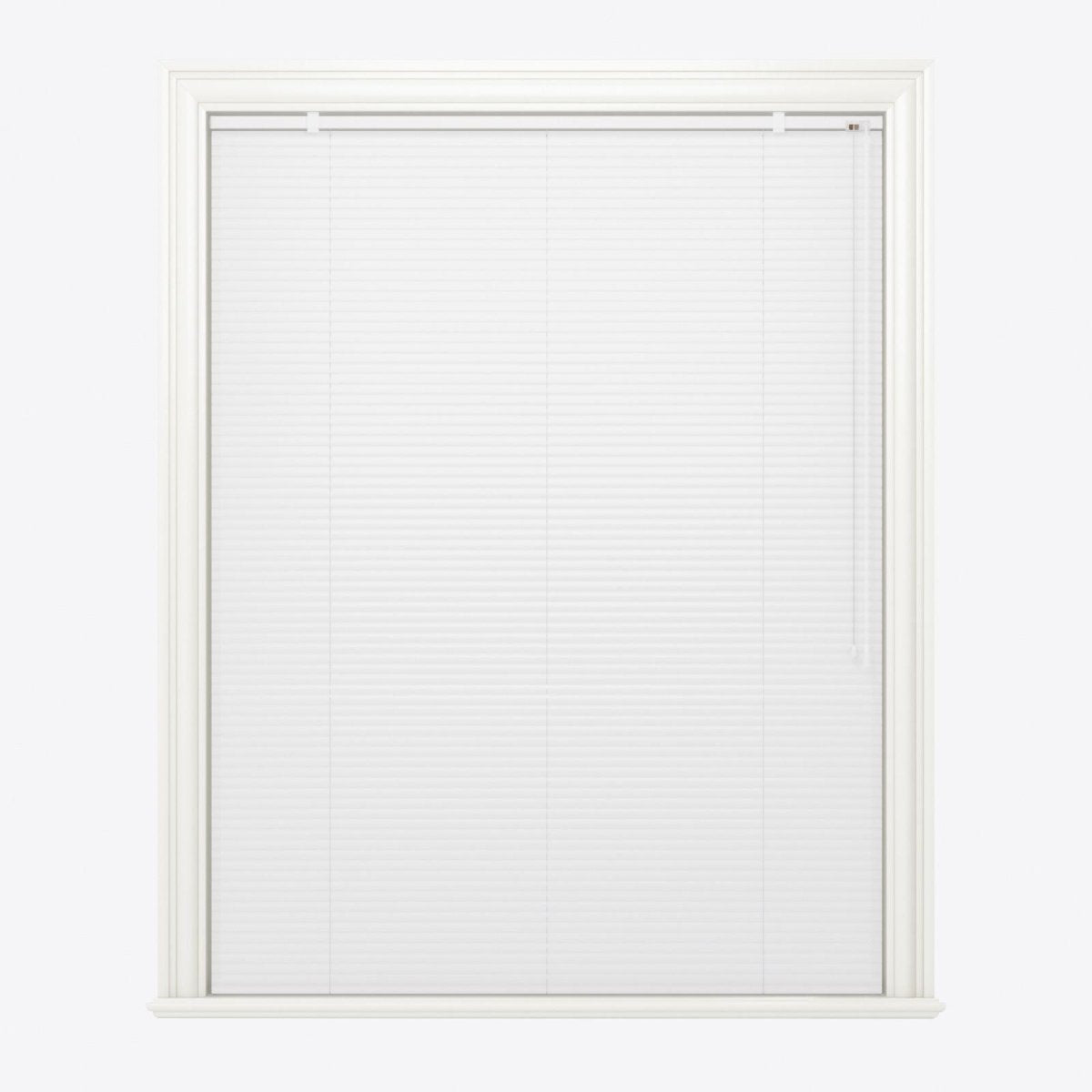 Perforated White Venetian Blinds - Zen Shades