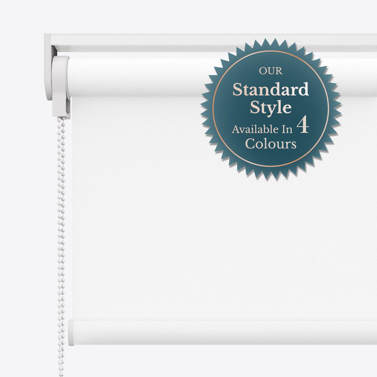 Sheero Porcelain White Roller Blinds - Zen Blinds