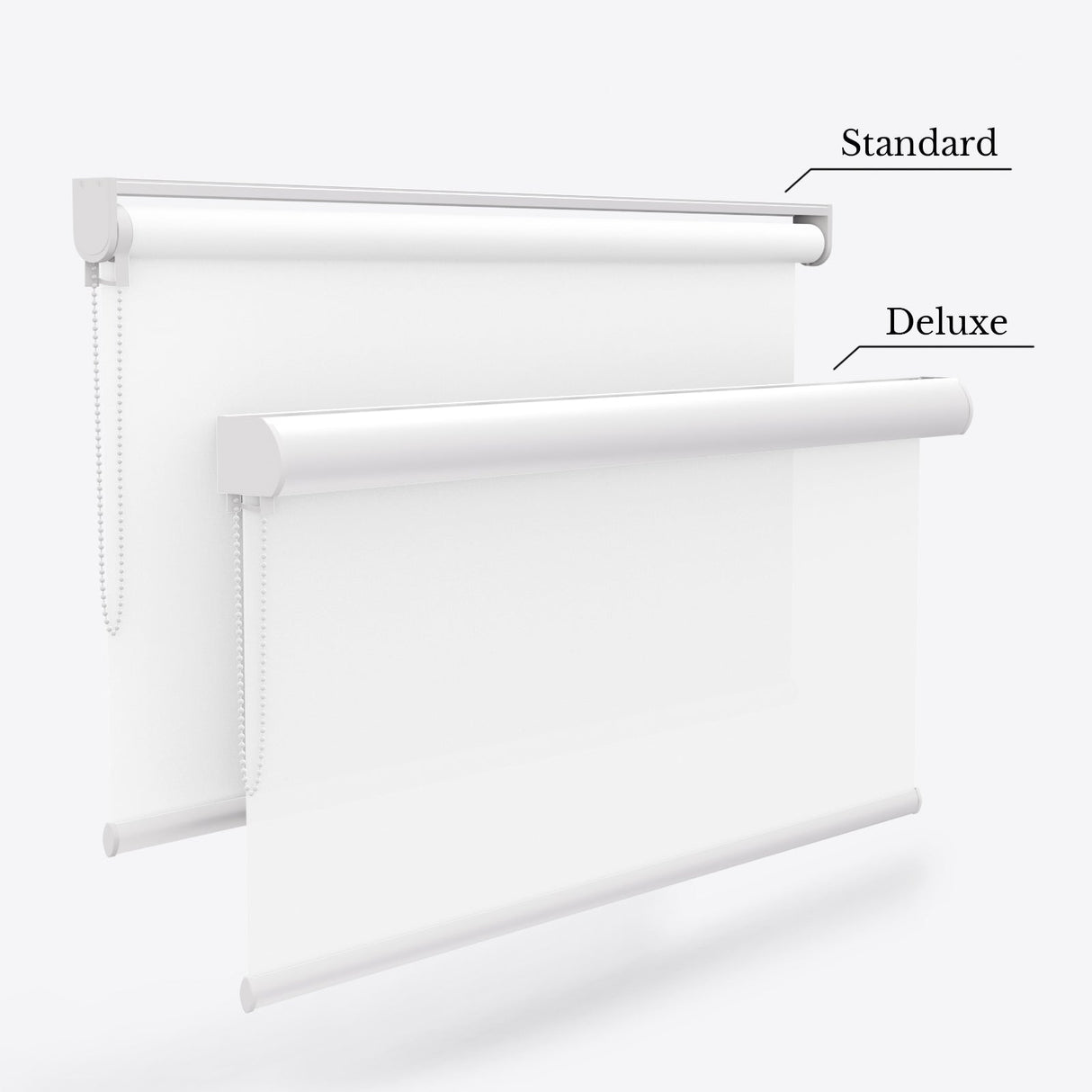 Sheero Porcelain White Roller Blinds - Zen Blinds