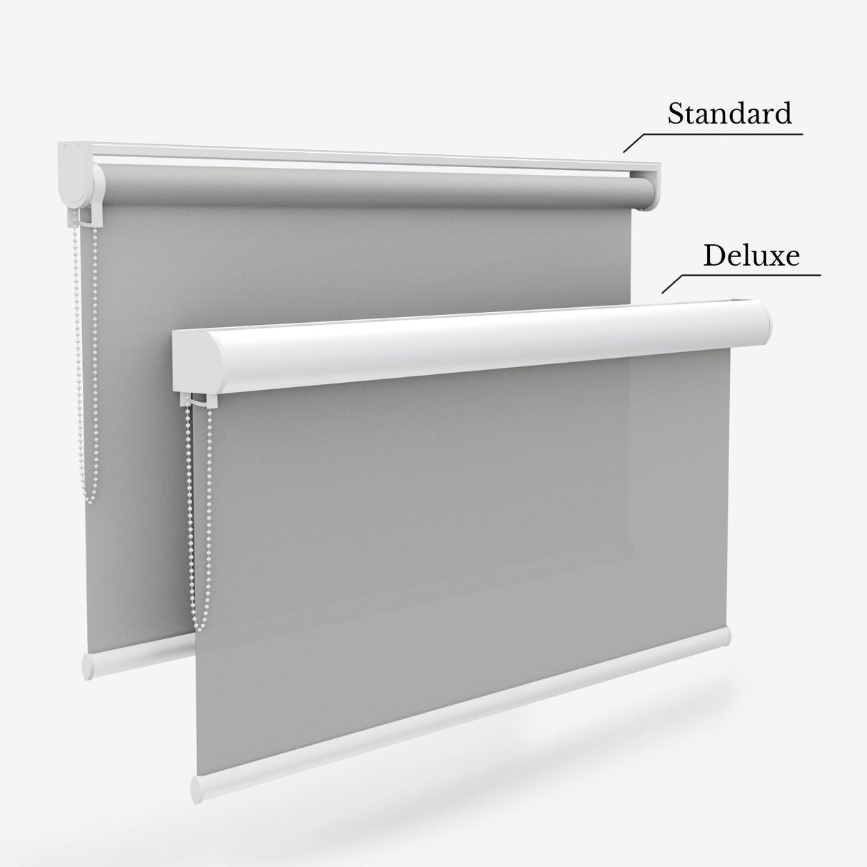 Sheero Steel Grey Roller Blinds - Zen Blinds