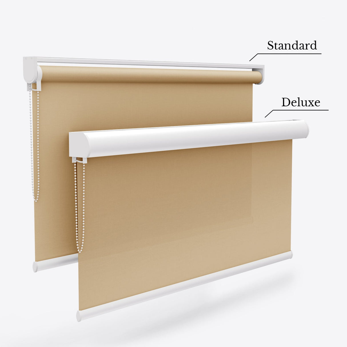 Spirit Warm Sand Roller Blinds - Zen Blinds
