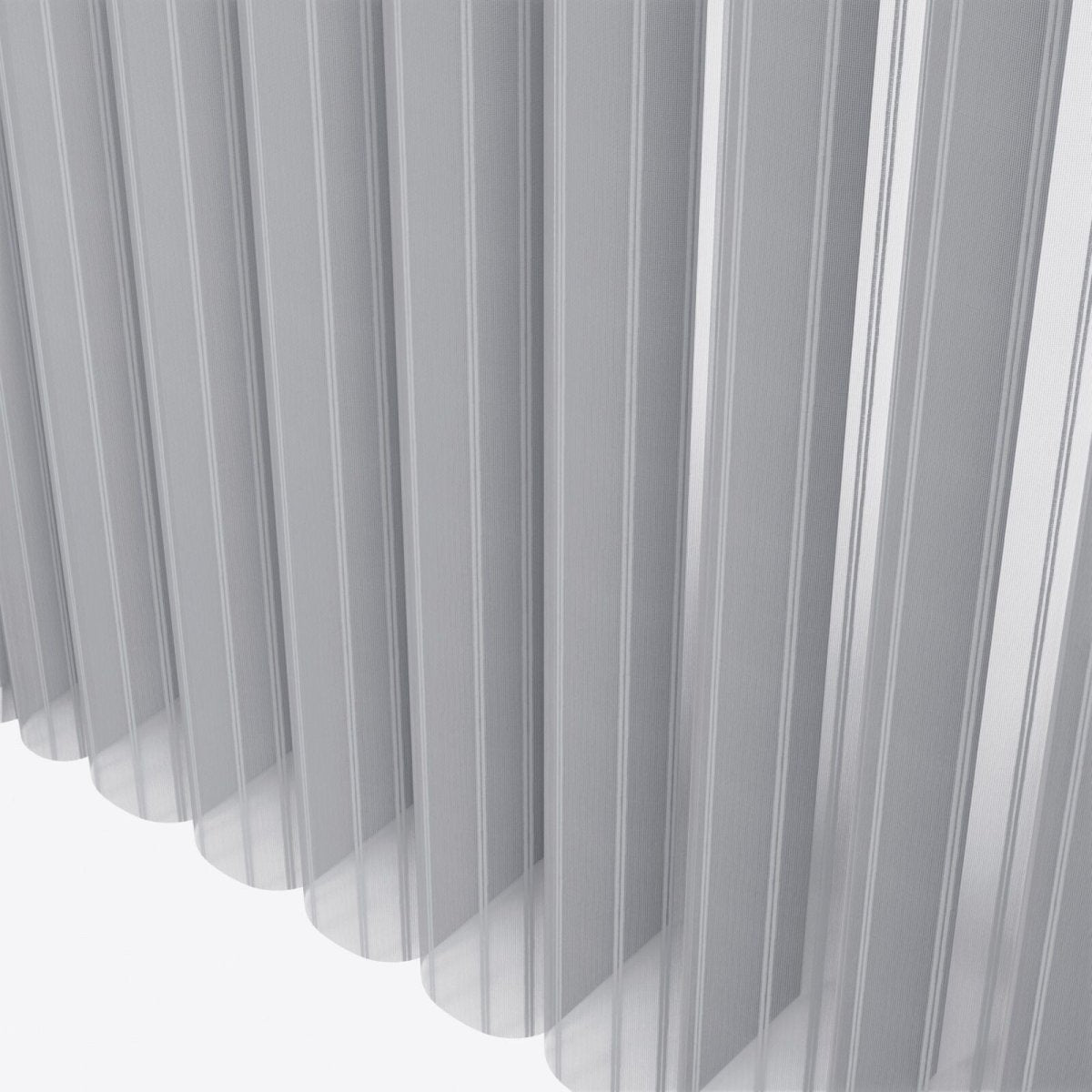 Stripe Ash Grey Day & Night Vertical Sheer 40cm - Zen Shades