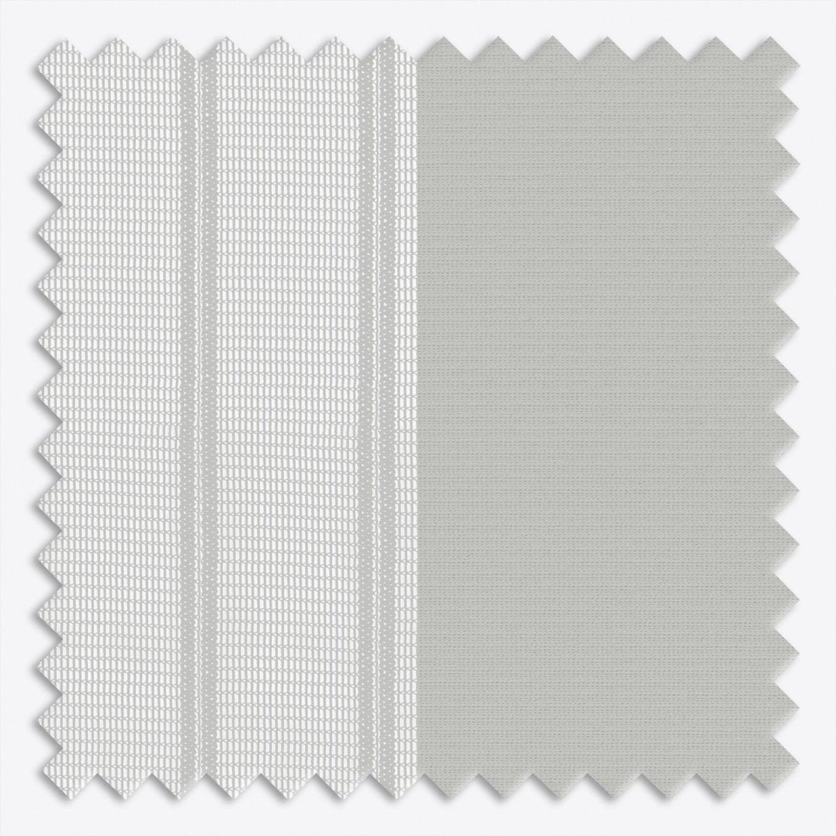 Stripe Flint Gray Day & Night Vertical Sheer 40cm - Zen Shades