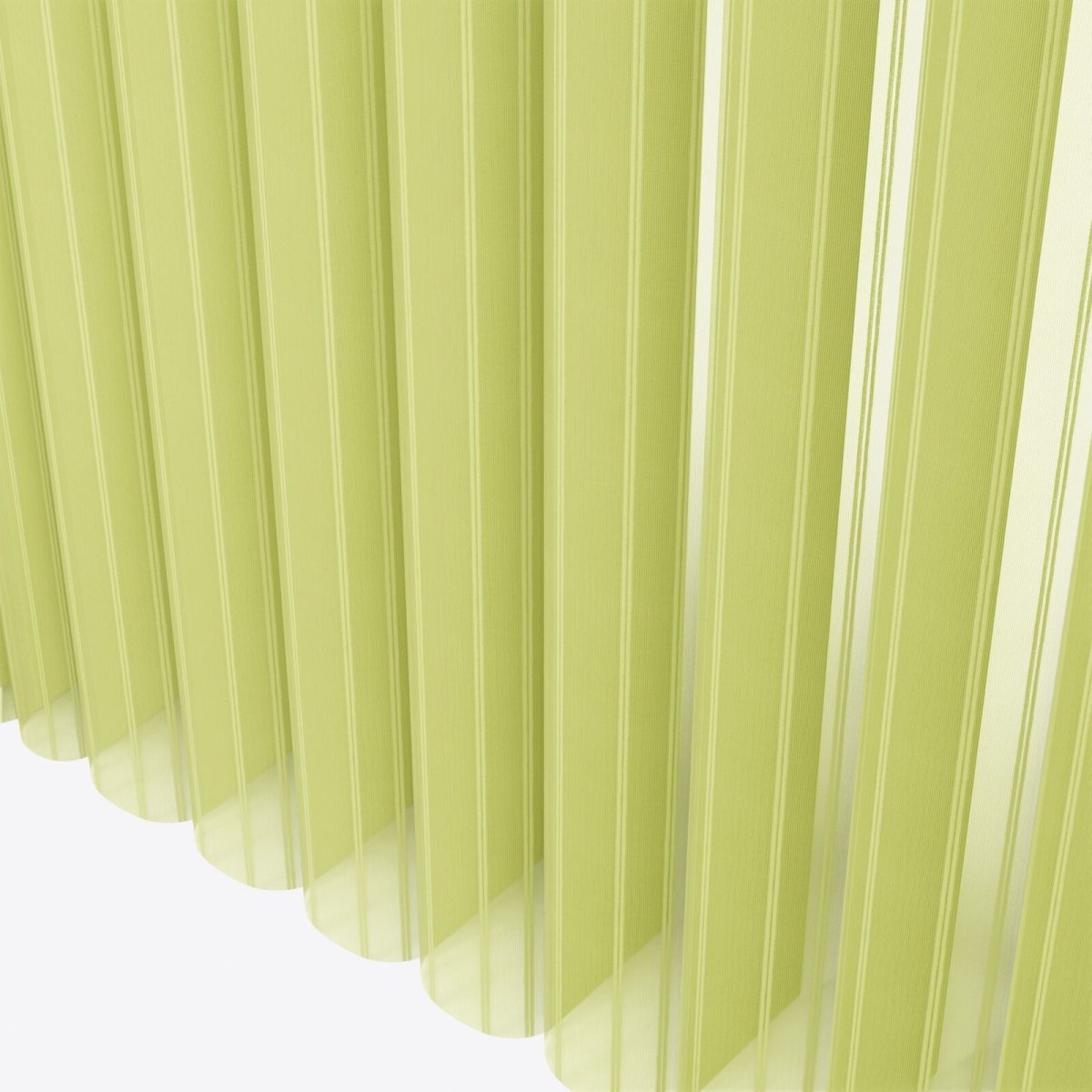 Stripe Green Banana Day & Night Vertical Sheer 40cm - Zen Shades