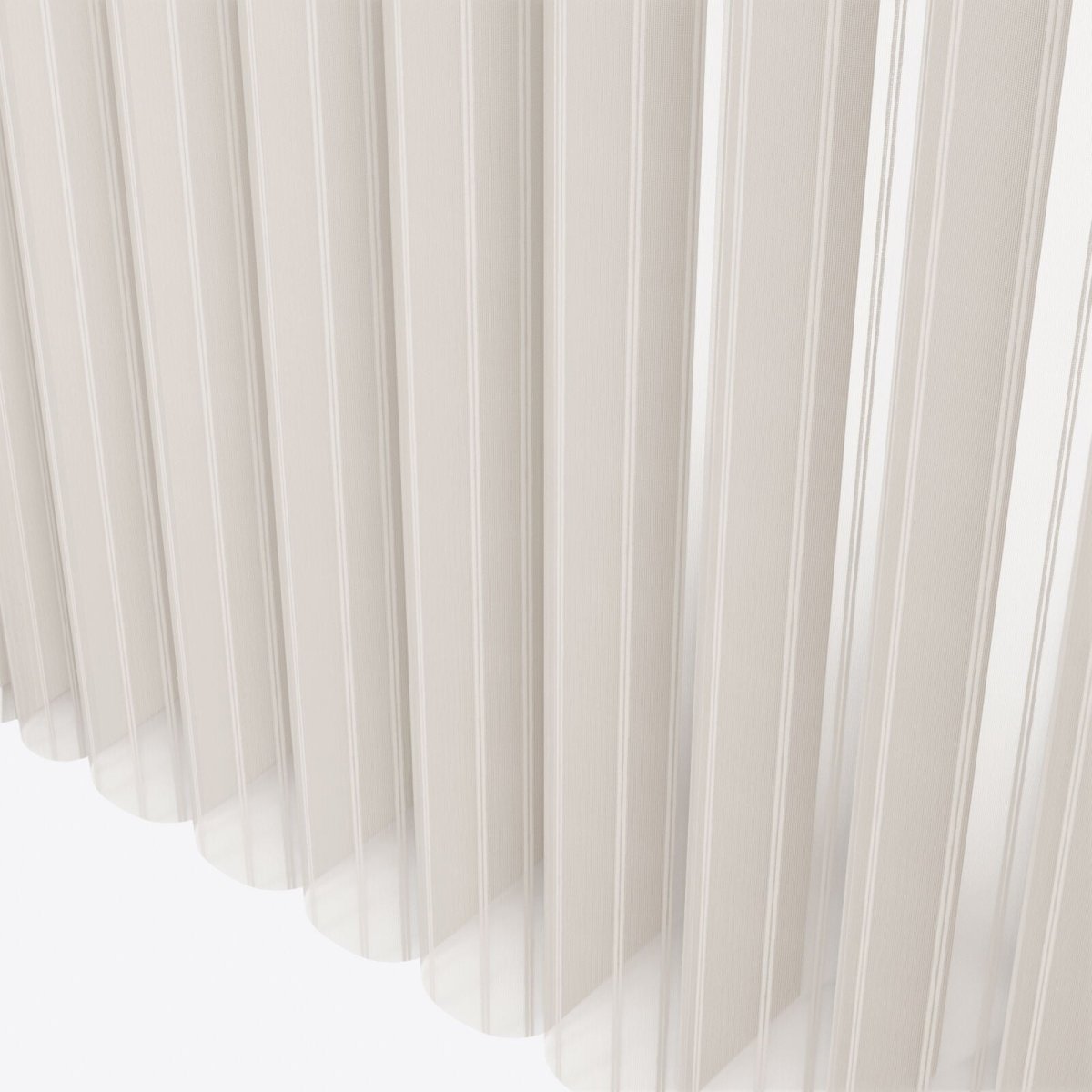 Stripe Pumice Stone Day & Night Vertical Sheer 40cm - Zen Shades