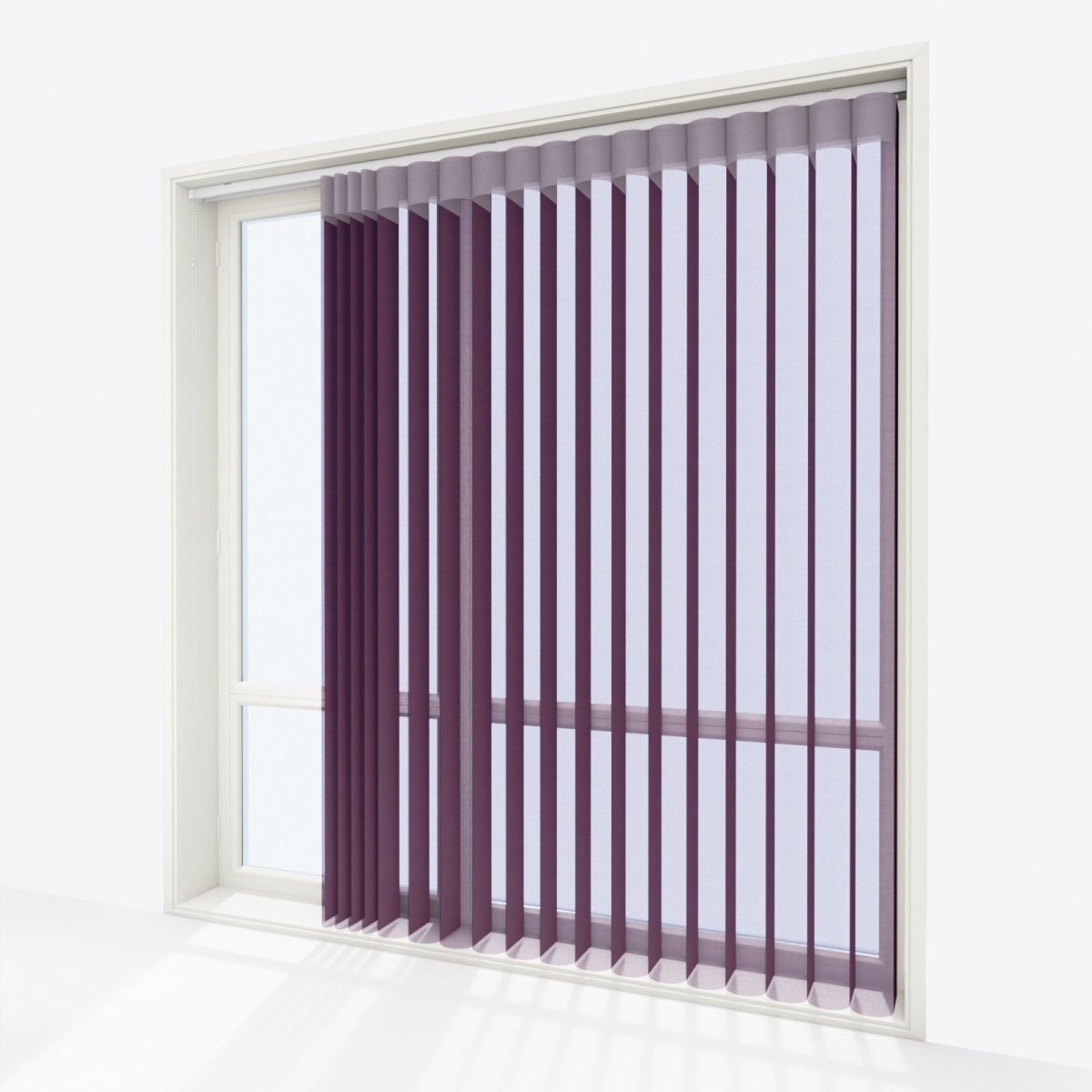 Supreme Grape Wine Day & Night Vertical Sheer 33cm - Zen Shades