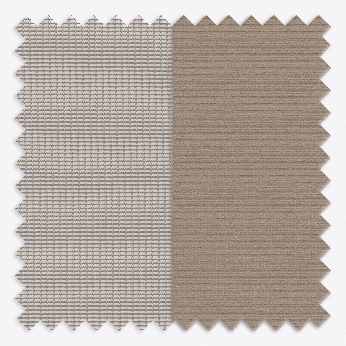 Supreme Sandstone Grey Day & Night Vertical Sheer 33cm - Zen Shades