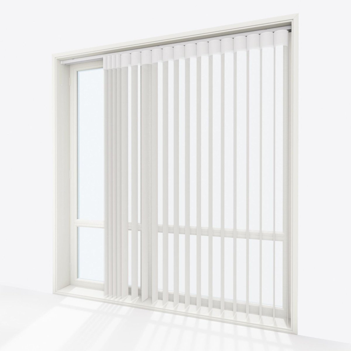 Supreme Star White Day & Night Vertical Sheer 33cm - Zen Shades