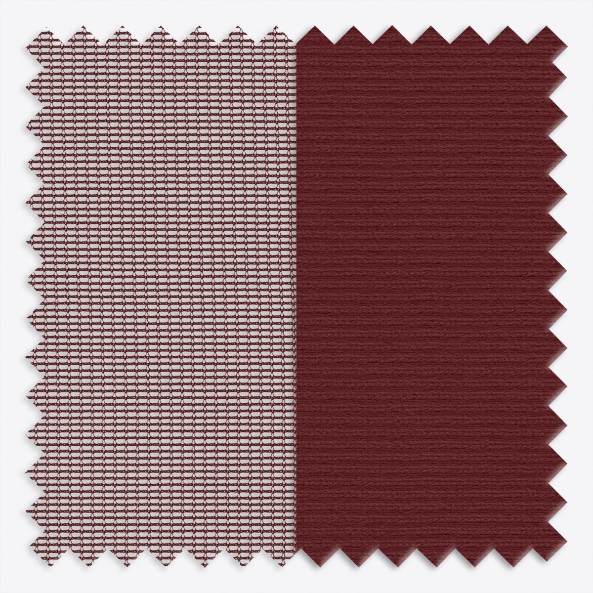 Supreme Wine Red Day & Night Vertical Sheer 33cm - Zen Shades