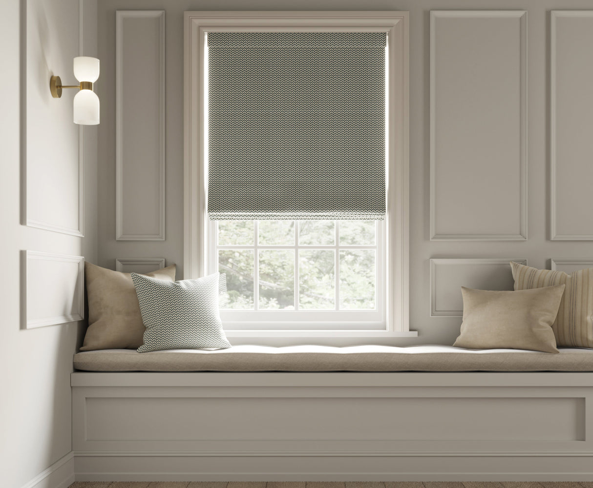 Vista Indigo Curtains - Zen Shades
