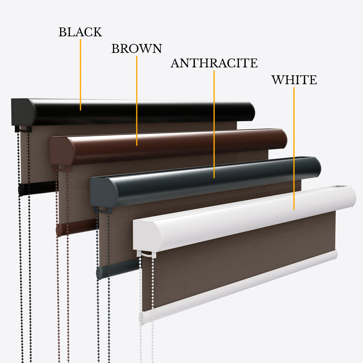 Vogue Brownstone Roller Blinds - Zen Blinds