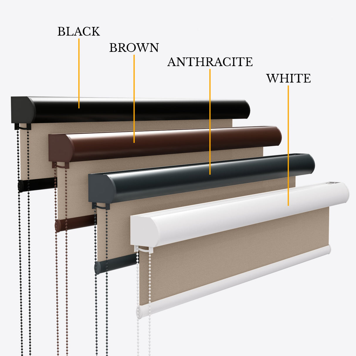 Vogue Screed Grey Roller Blinds - Zen Blinds