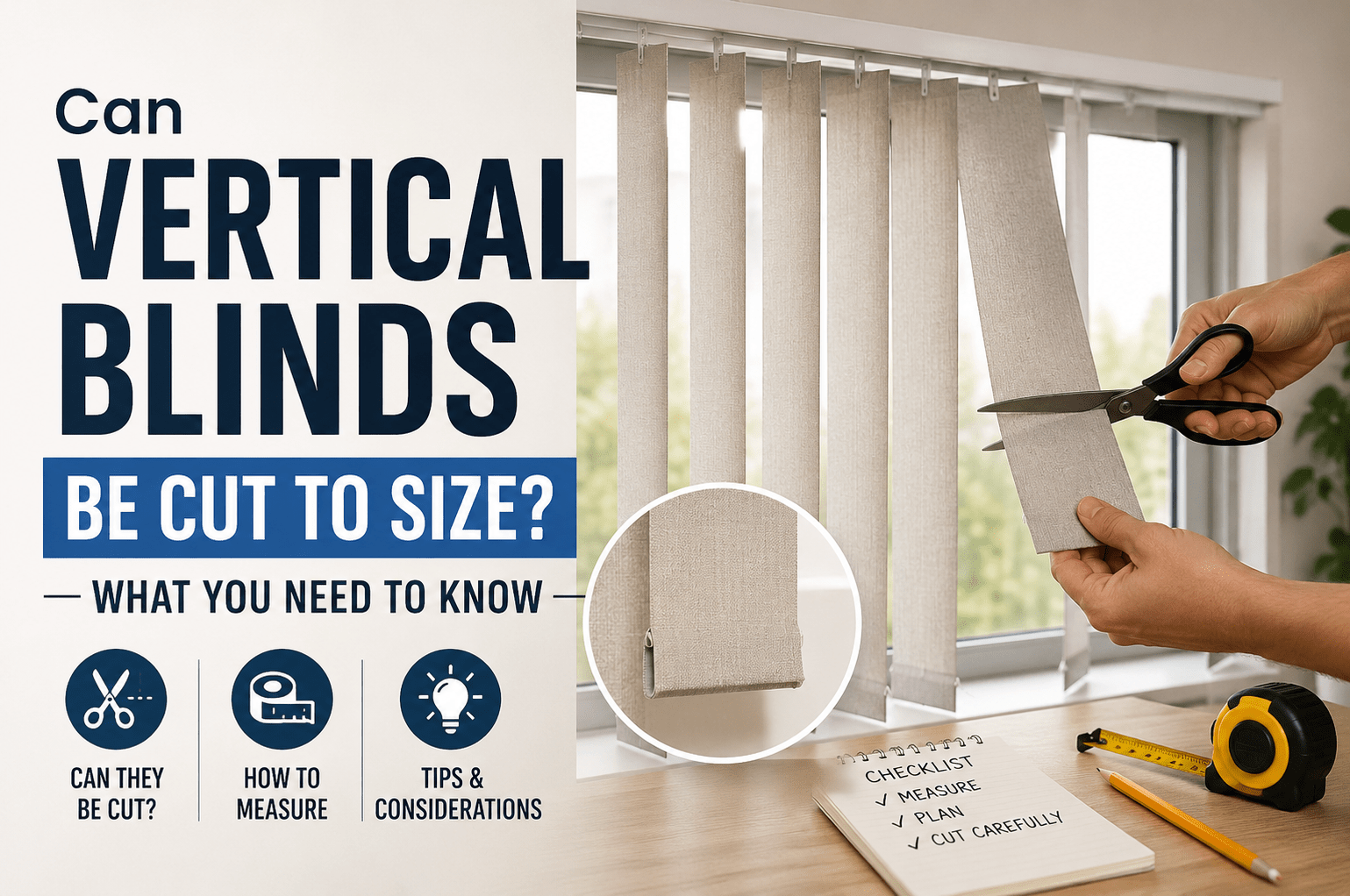 Can Vertical Blinds Be Cut to Size What You Need to Know - Zen Blinds