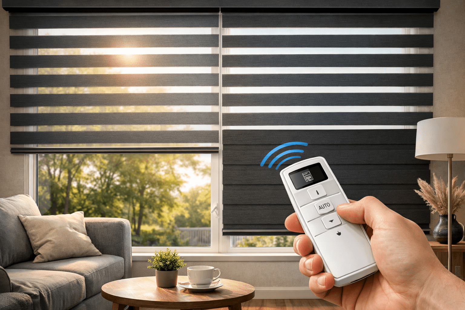 Convenience at Your Fingertips: Remote Control Day & Night Blinds - Zen Blinds