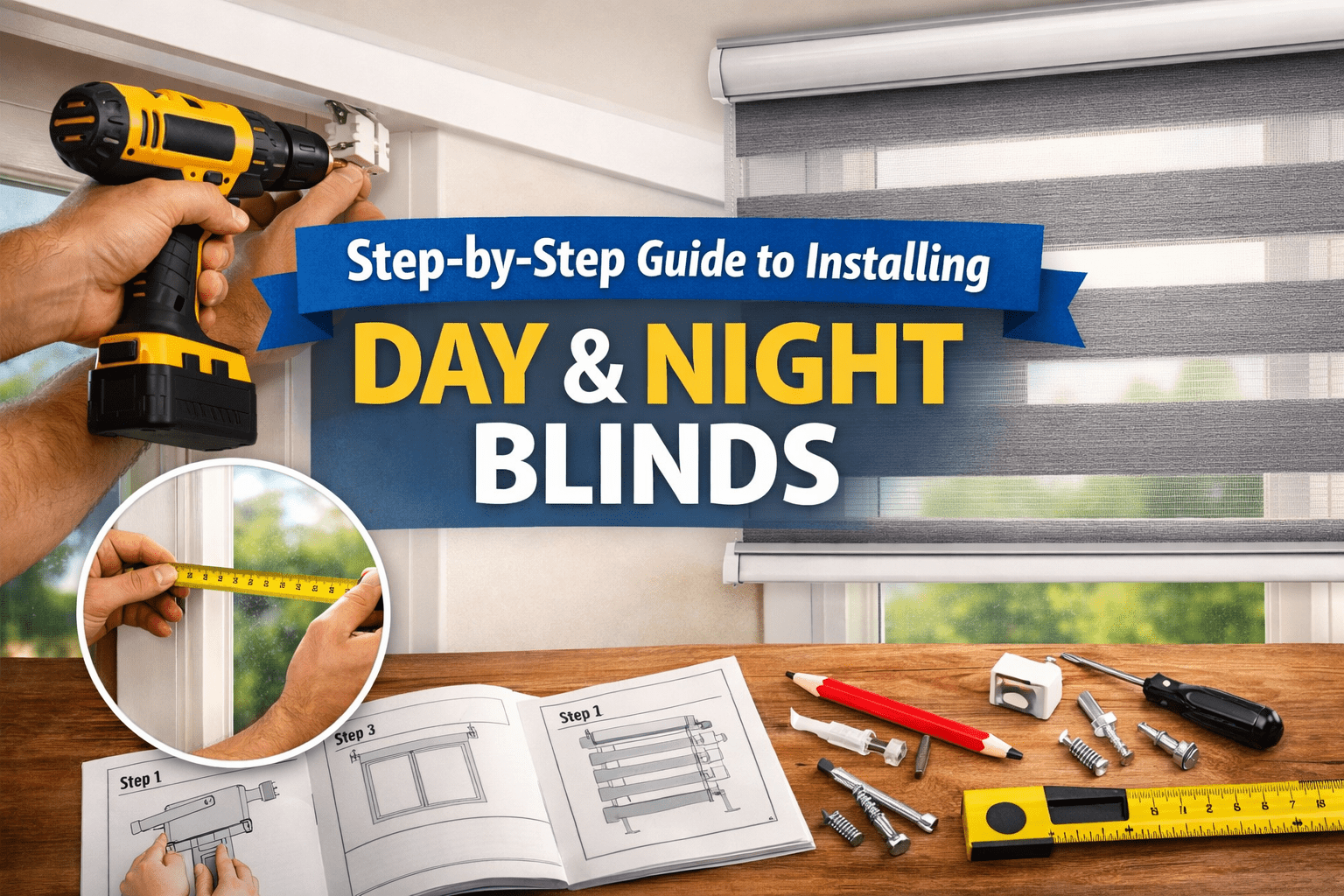 Step-by-Step Guide to Installing Day & Night Blinds - Zen Blinds
