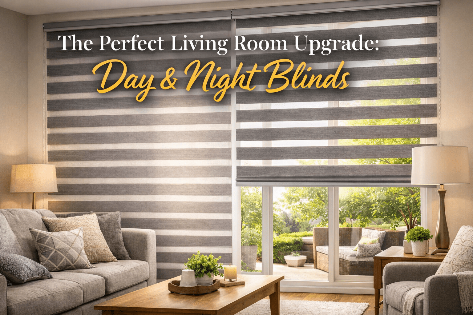 The Perfect Living Room Upgrade: Day & Night Blinds - Zen Blinds