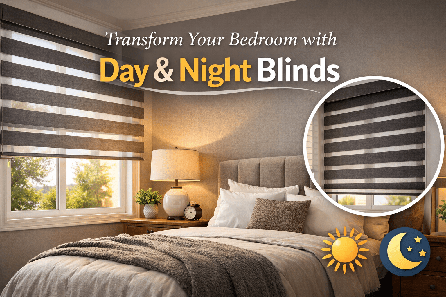 Transform Your Bedroom with Day & Night Blinds - Zen Blinds