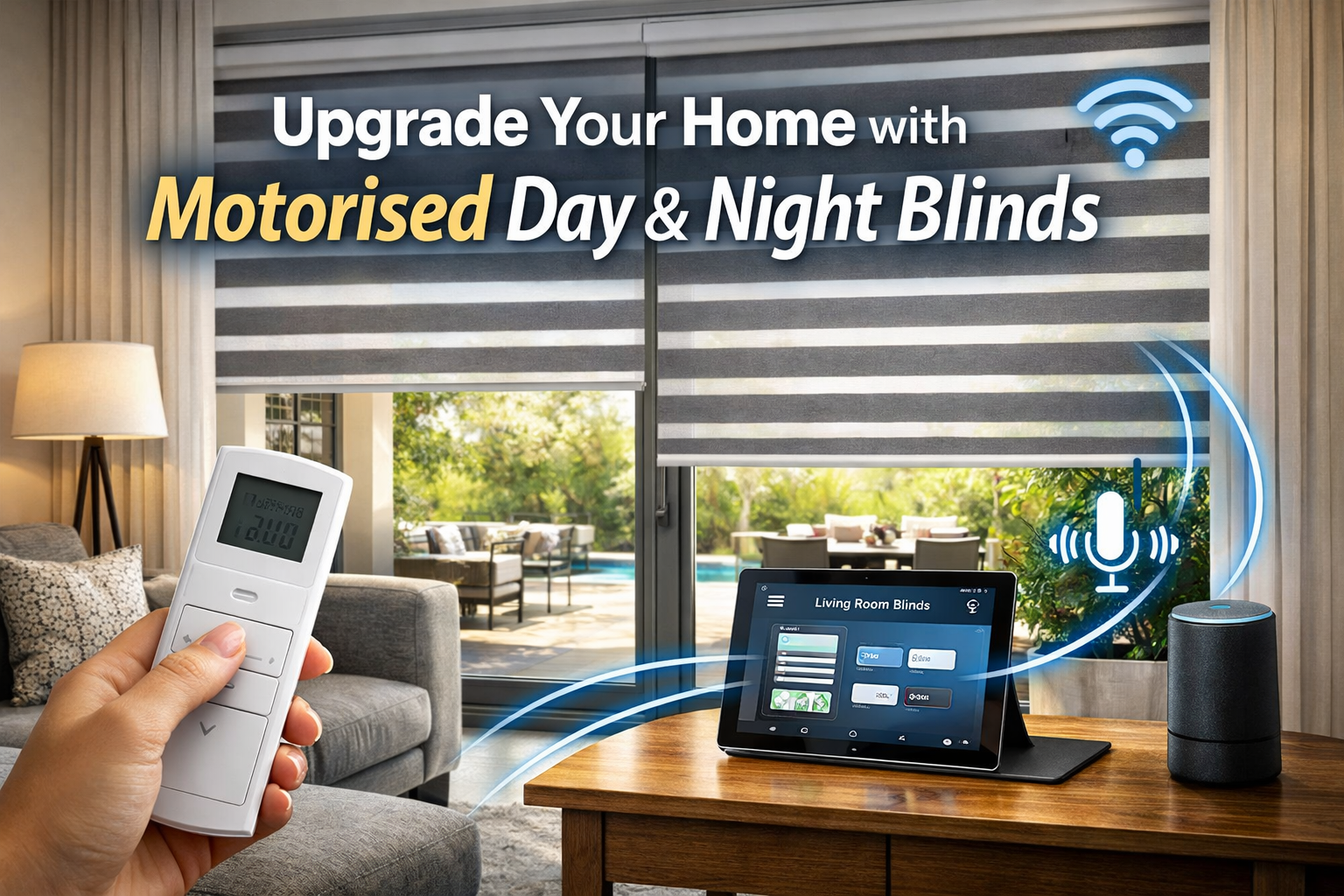 Upgrade Your Home with Motorised Day & Night Blinds - Zen Blinds