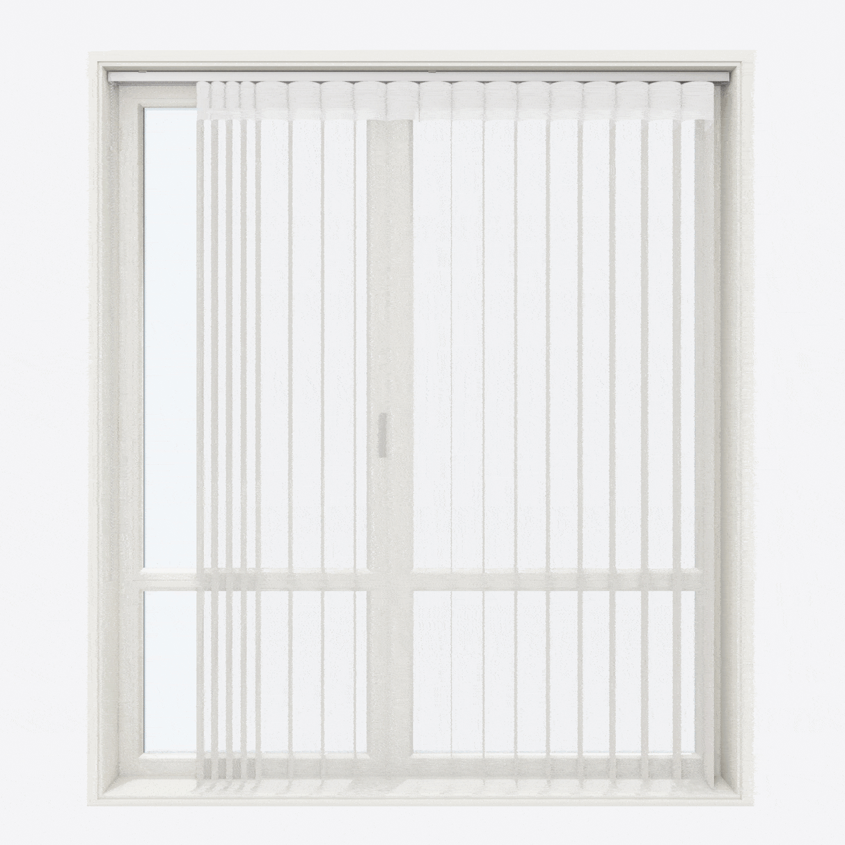 Supreme Star White Day & Night Vertical Sheer 33cm