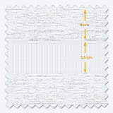 Allure Gloss White Day & Night Blinds - Zen Shades