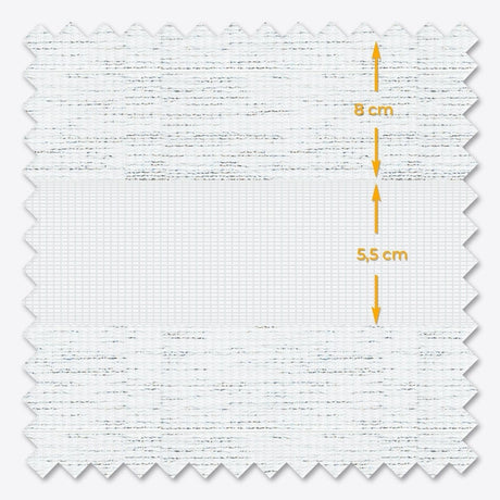 Allure Gloss White Day & Night Blinds - Zen Shades