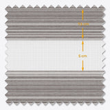 Allure Lava Smoke Day & Night Blinds - Zen Shades