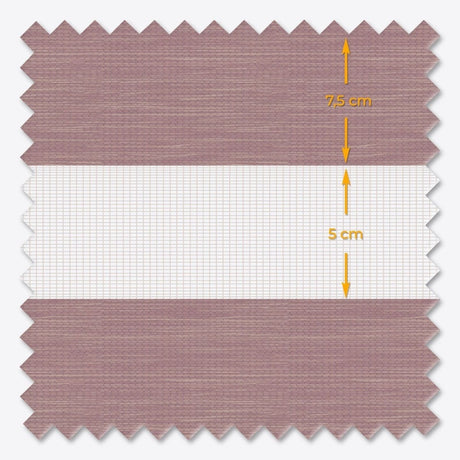 Allure Twilight Mauve Day & Night Blinds - Zen Shades