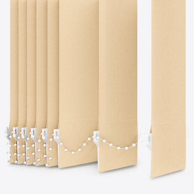 Bali Pear Beige Vertical Blinds Replacement Slats - Zen Shades